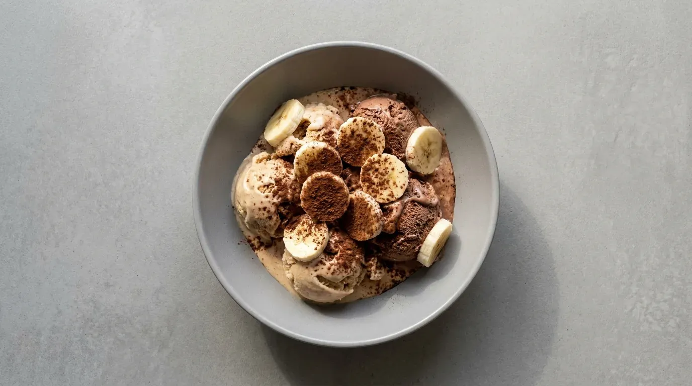 Lody bananowe z kakao