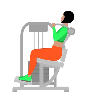 Spięcia brzucha na maszynie